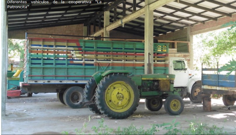 Diferentes vehiculos de la cooperativa